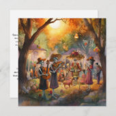 "Dia de los Muertos", Harmonie op het kerkhof Kaart (Voorkant / Achterkant)