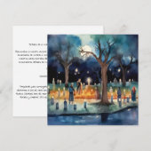 Dia de los Muertos "Heilige Herinneringen Begraafp Kaart (Voorkant / Achterkant)