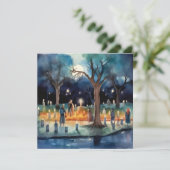 Dia de los Muertos "Heilige Herinneringen Begraafp Kaart (Staand voorkant)