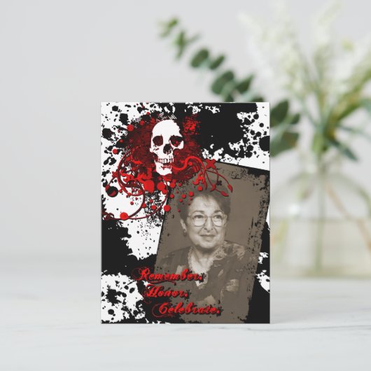 Dia de los Muertos herdenkingsfeest Briefkaart (Staand voorkant)
