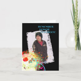 dia DE los muertos herdenkingsviering: hifi Bedankkaart