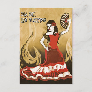 dia de los muertos herdenkingsviering kaart