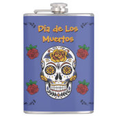 Dia de Los Muertos Heupfles (Voorkant)
