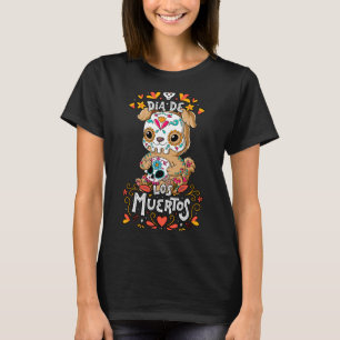 Dia De Los Muertos-hondenoptreden T-shirt