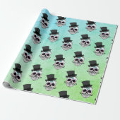 Dia De Los Muertos | Hoogste haatschedel Cadeaupapier (Uitgerold)