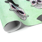Dia De Los Muertos | Hoogste haatschedel Cadeaupapier (Rol Hoek)