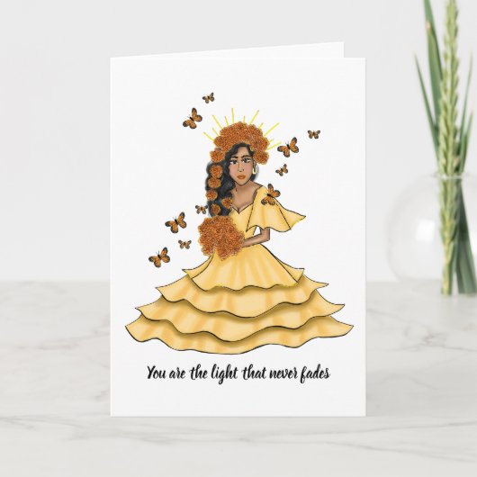 Día De Los Muertos Inspired - Encouragement Card Kaart (Voorkant)