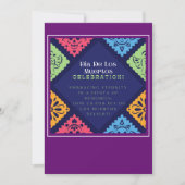 Dia De Los Muertos Invitacion Kaart (Voorkant)