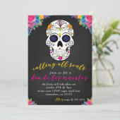 DIA DE LOS MUERTOS INVITE KAART (Staand voorkant)