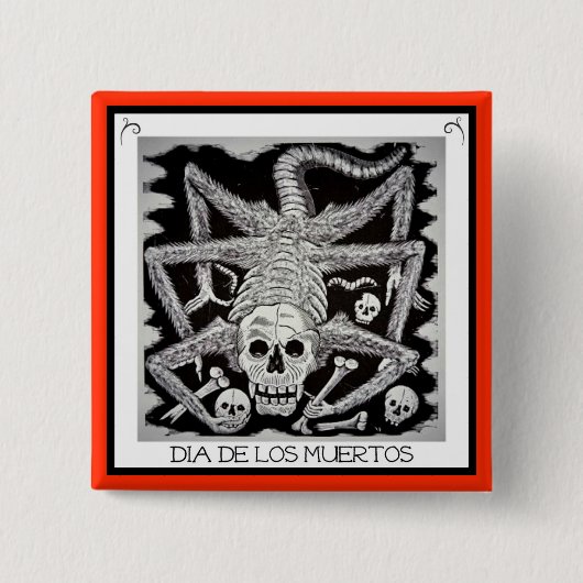 Dia de los muertos - Jose Posada Button (Voorkant)