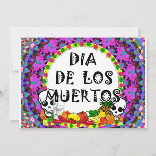 Dia De Los Muertos Kaart