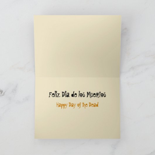 Dia de los Muertos Kaart (Binnen)