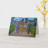 Dia de los Muertos Kaart (Gele Bloem)