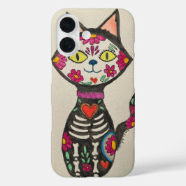 Día de Los Muertos Kat iPhone 16 Hoesje
