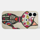 Día de Los Muertos Kat Case-Mate iPhone Case (Achterkant (horizontaal))