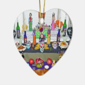 Dia de los Muertos Keramisch Ornament (Links)