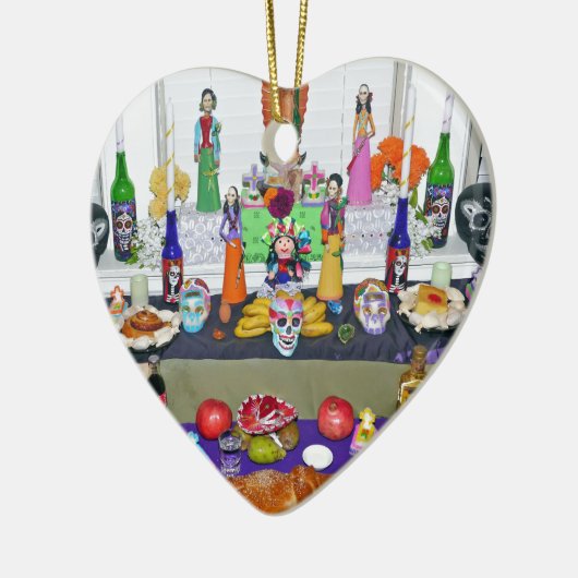 Dia de los Muertos Keramisch Ornament (Links)