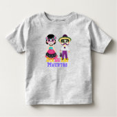 Dia De Los Muertos Kinderen Kinder Shirts (Voorkant)
