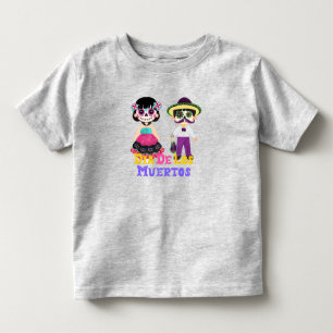 Dia De Los Muertos Kinderen Kinder Shirts