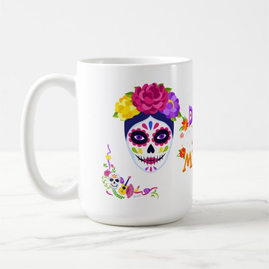 Dia De Los Muertos Koffiemok (Links)