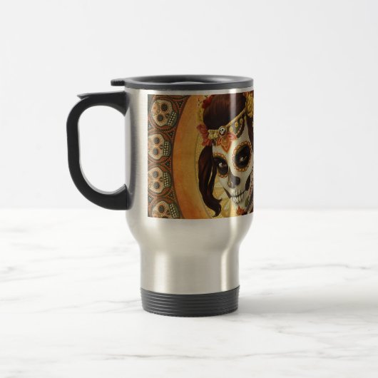 Dia De Los Muertos Kussen Reisbeker (Links)