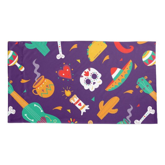 Dia De Los Muertos Kussensloop (Achterkant)