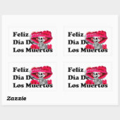 Dia de los muertos (la catrina) rechthoekige sticker (Vel)
