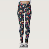 Dia De Los Muertos Leggings (Voorkant)
