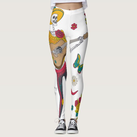 DIA DE LOS MUERTOS, Leggings (Voorkant)