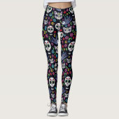Dia De Los Muertos Leggings | Bohemen (Voorkant)