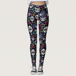 Dia De Los Muertos Leggings | Bohemen