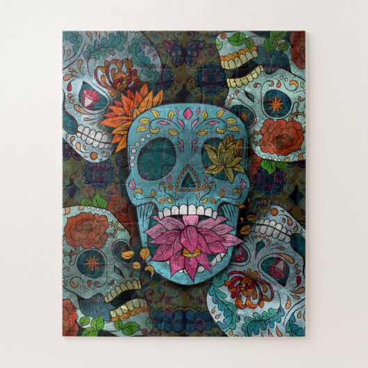 Dia De Los Muertos Legpuzzel (Verticaal)