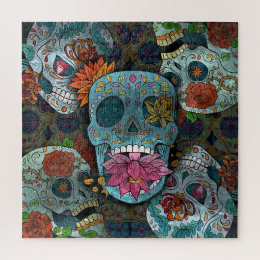 Dia De Los Muertos Legpuzzel (Verticaal)