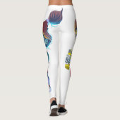 Dia de Los Muertos Little Girl Leggings (Achterkant)