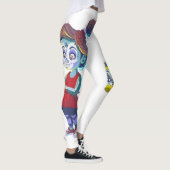 Dia de Los Muertos Little Girl Leggings (Rechts)