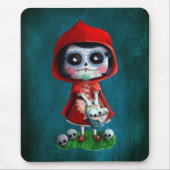 Dia de los Muertos Little Red Riding Hood Muismat (Voorkant)