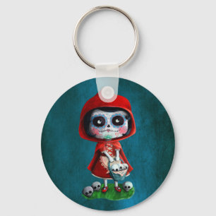Dia de los Muertos Little Red Riding Hood Sleutelhanger