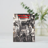 DIA DE LOS MUERTOS MACABRE MUMMY MUSEUM INVITATIE KAART (Staand voorkant)