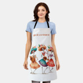 Dia de los Muertos mariacheras aanpasbaar Schort (Gedragen)