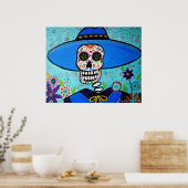 DIA DE LOS MUERTOS MARIACHI POSTER (Keuken)