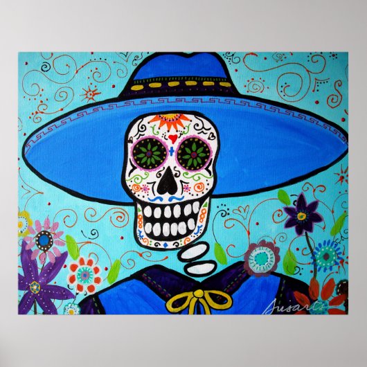 DIA DE LOS MUERTOS MARIACHI POSTER (Voorkant)