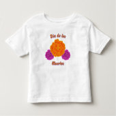 Día de los Muertos Marigold Trio  Kinder Shirts (Voorkant)