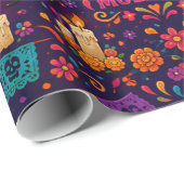 Día de los Muertos met dansende Catrina's Cadeaupapier (Rol Hoek)