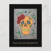Dia de los Muertos Mexican Sugar Skull Feestdagenkaart (Voorkant)