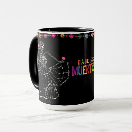 Dia De Los Muertos Mok (Voorkant links)