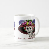 Dia de los Muertos (mok) Koffiemok (Voorkant rechts)