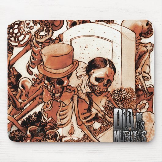 Dia De Los Muertos Mousepad Muismat (Voorkant)