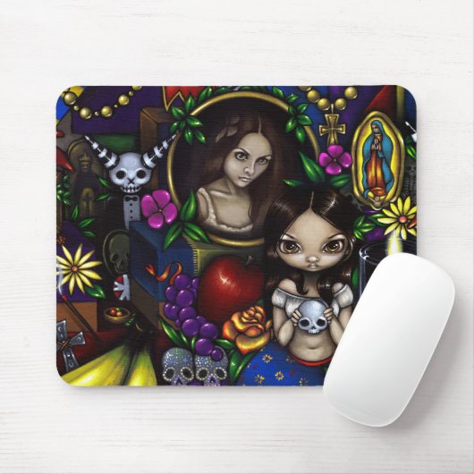 "Dia de los Muertos" Mousepad Muismat (Met muis)