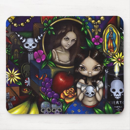 "Dia de los Muertos" Mousepad Muismat (Voorkant)