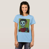 dia de los muertos muertos skeleton lady shirt (Voorkant volledig)